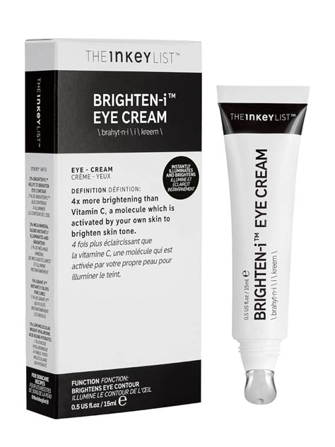 brightening eye cream inkey list.